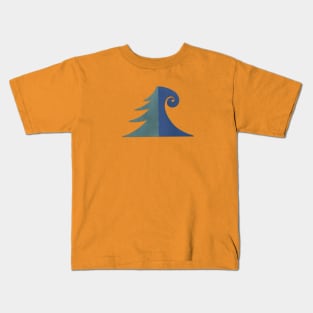 Tree & Wave Talisman Kids T-Shirt